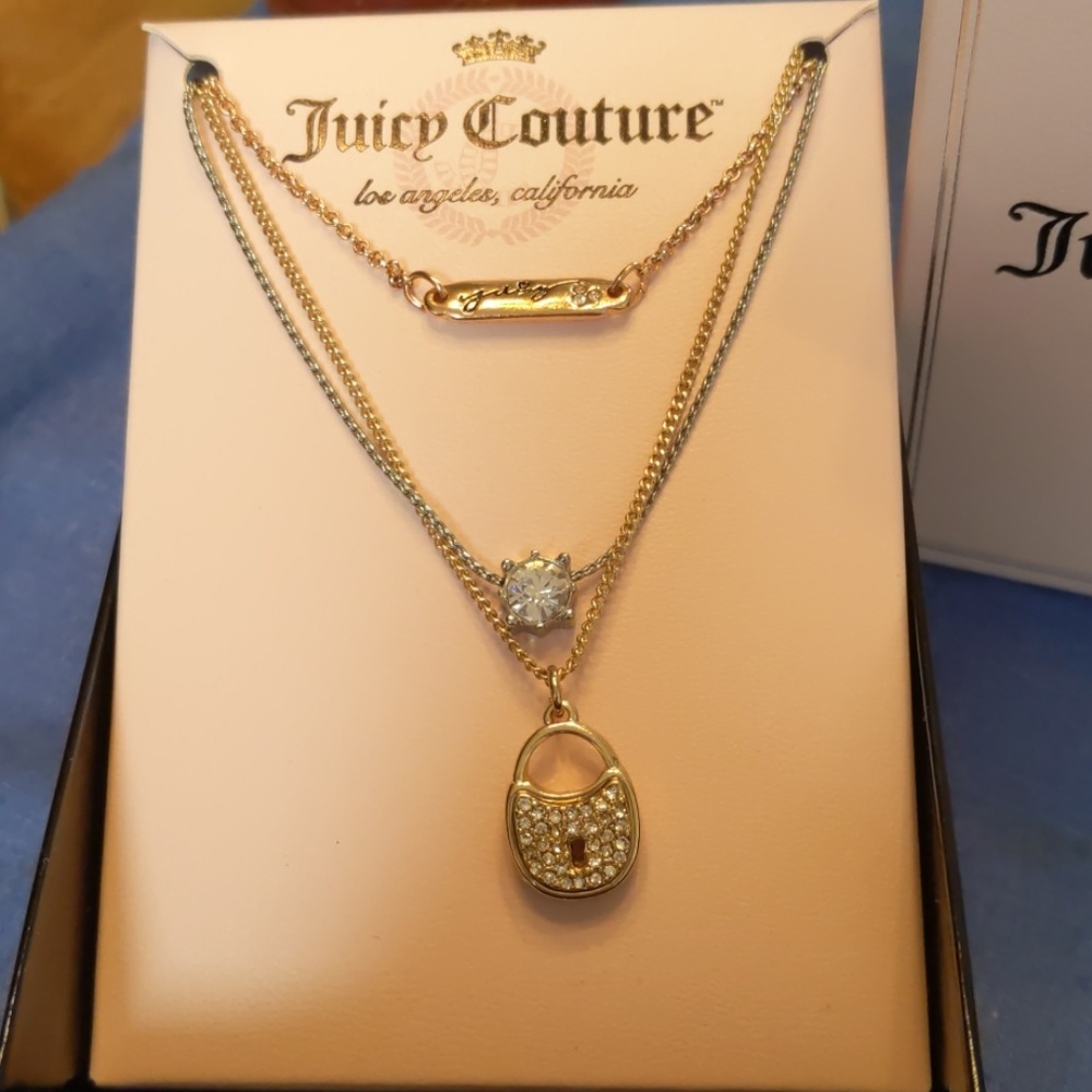 Juicy Couture 3 necklace set NWT